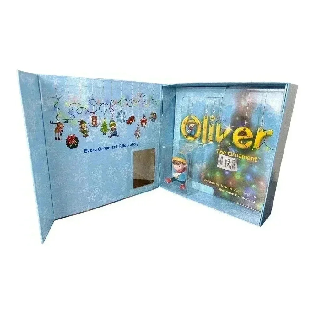 Oliver the Ornament LOT Christmas Gift Set, Snow Globe, Ornaments, And Books NEW - Picture 3 of 16